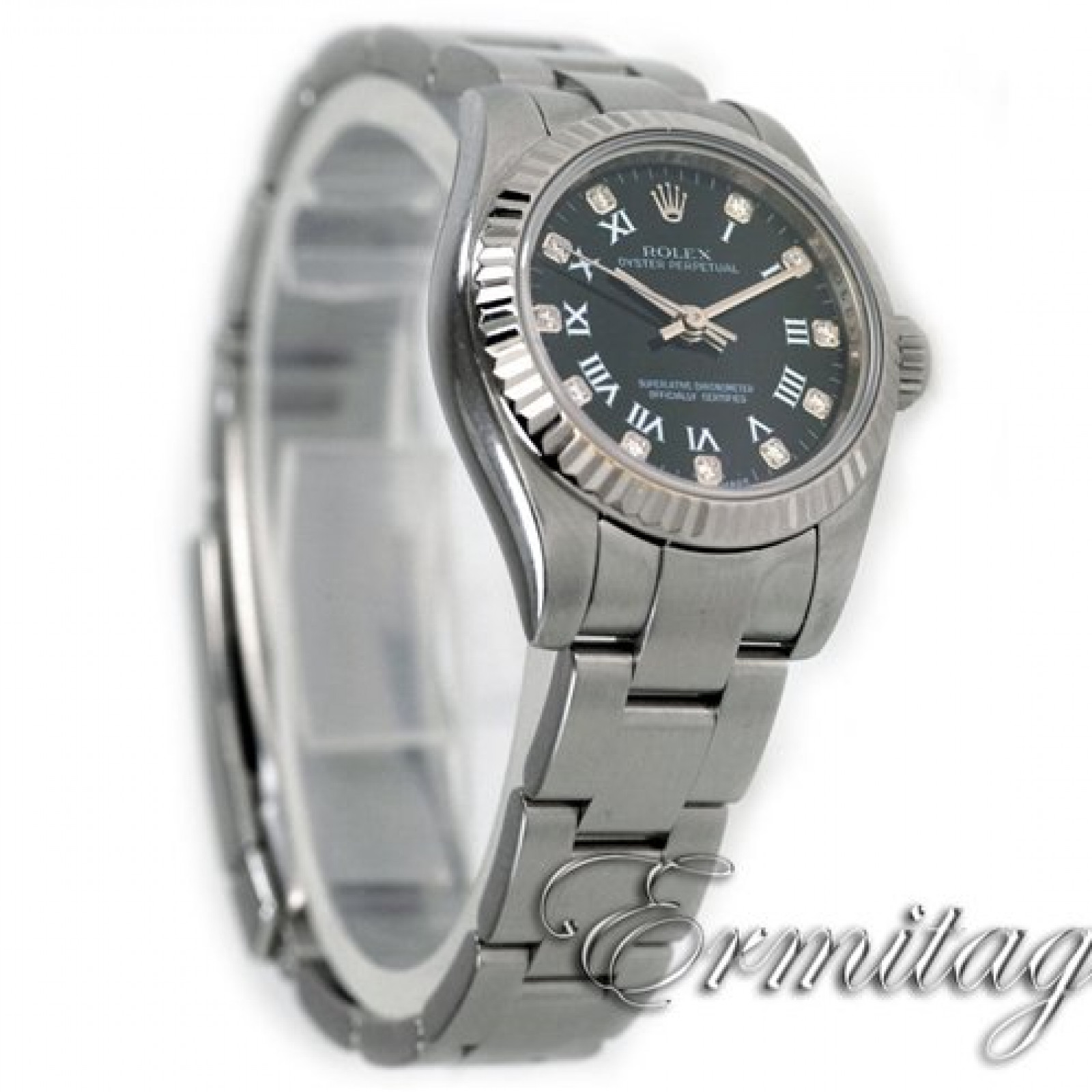 Black Diamond Dial Rolex Oyster Perpetual 176234